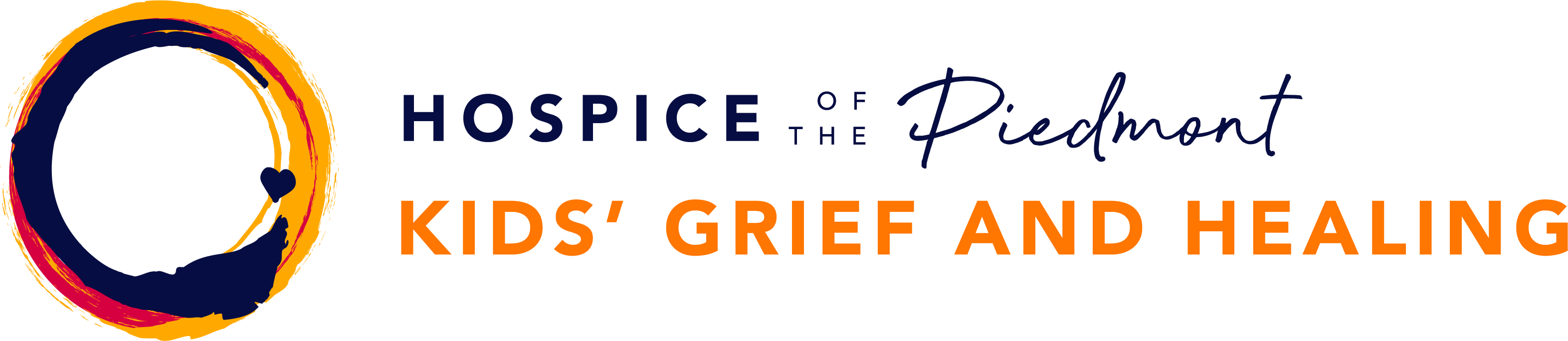 Hospice of the Piedmont kids' grief and healing logo