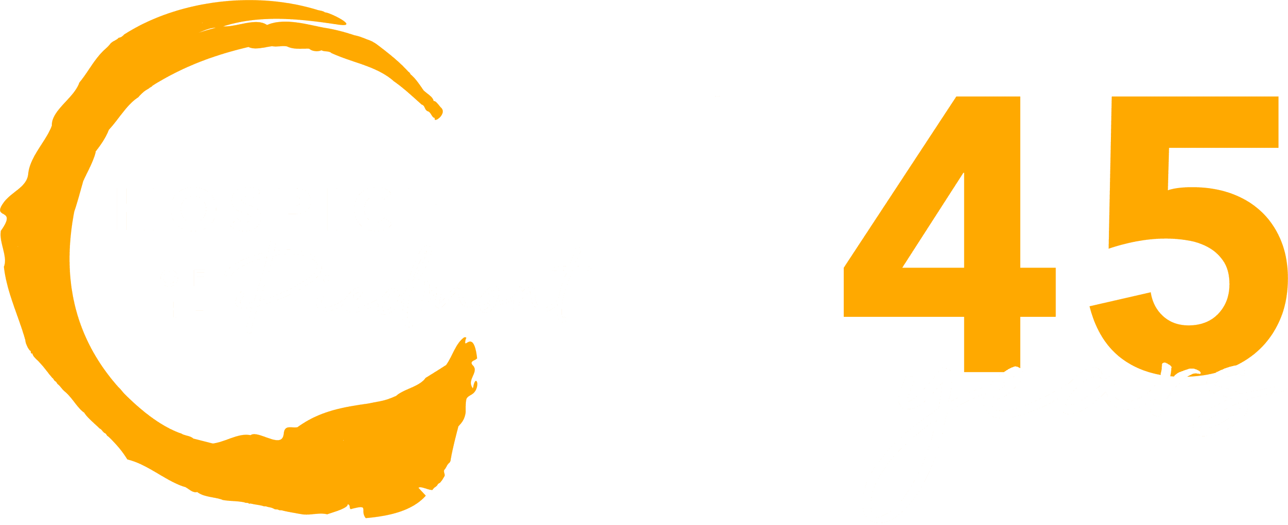 Hospice of the Piedmont VA 45 Years Logo