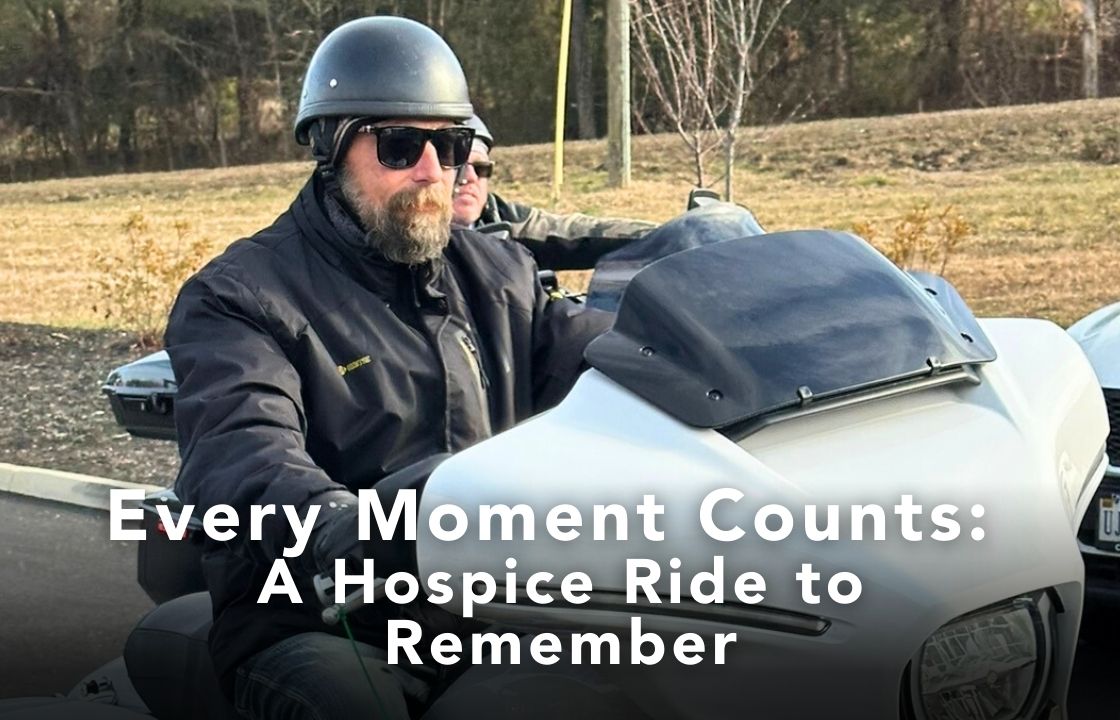 Hospice of the Piedmont patient fulfills final wish riding a Harley-Davidson in Central Virginia thanks to early hospice care